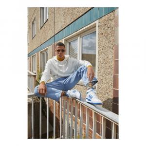 White and shop royal blue adidas