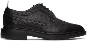 Черные классические длинные броги Thom Browne