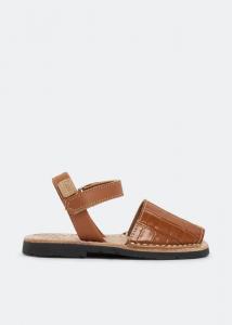 Сандалии CASTELL Mini Madona sandals, коричневый