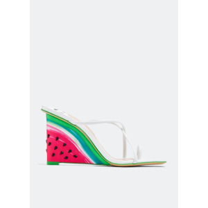 Сандалии SOPHIA WEBSTER Brooke Watermelon wedge sandals, белый