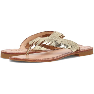 Сандалии Frye Ava Fringe Sandal, цвет Gold Mirror