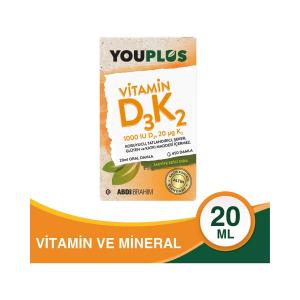 Витаминные капли D3 / K2 Ocean 1000 МЕ, 20 мл