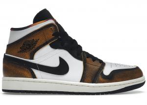 Air jordan 1 mid se orange sale