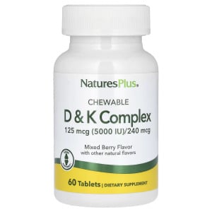 Жевательный комплекс D&K, ягодная смесь, 60 таблеток Naturesplus