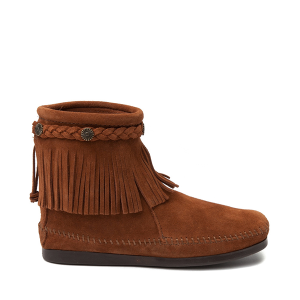 Женские ботинки Minnetonka с молнией сзади, цвет Chestnut