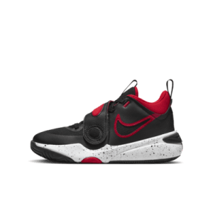 Кроссовки Nike Team Hustle D 11, цвет Black/White/University Red