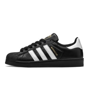 Adidas originals Superstar Series Обувь для скейтбординга унисекс, Black/Silver