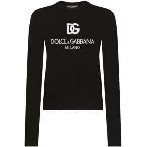 Dolce & Gabbana лонгслив DG Milano, черный