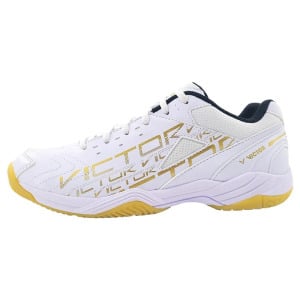 Кроссовки VICTOR Badminton Shoes Unisex Low-top White/Gold, белый/золотой