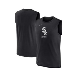 Мужская черная майка Chicago White Sox City Connect Muscle Tank Nike, черный