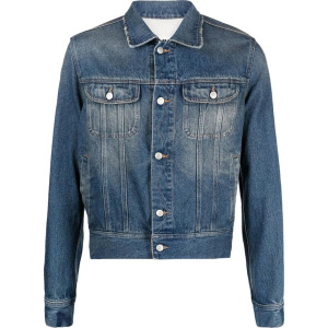 Куртка MM6 Maison Margiela Denim Jacket Green Cast, зеленый