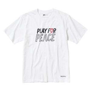 Футболка Uniqlo UT Peace For All (Kei Nishikori), белый