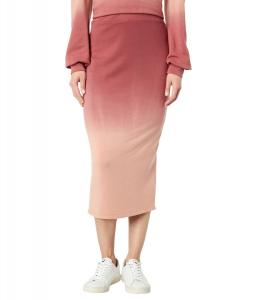 Юбка SUNDRY, Dip-Dye Pencil Skirt with Slit