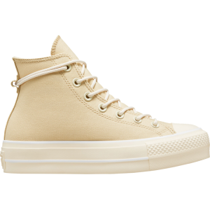 Кроссовки Converse Wmns Chuck Taylor All Star Lift Platform Canvas High Oat Milk, кремовый