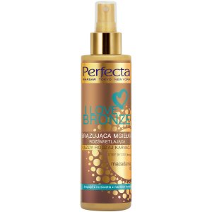 Perfecta I Love Bronze бронзирующий сияющий спрей для тела, 200 мл