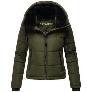 Пуховик Navahoo Steppjacke Mit Liebe XIV, цвет Dark Olive