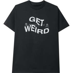 Футболка Anti Social Social Club x Mastermind Get Weird Tee 'Black', черный