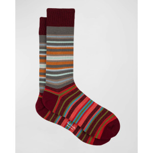 Мужские носки Duncan Stripe Crew Paul Smith, красный