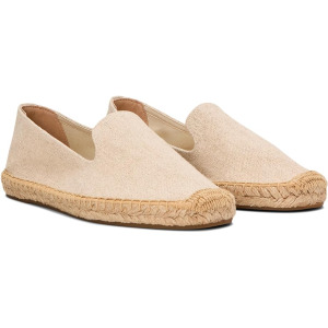 Туфли на плоской подошве Soludos Smoking Slipper Espadrille, цвет Natural Undyed