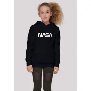 Толстовка F4NT4STIC "NASA Modern Logo Black", унисекс для детей, товары премиум-класса, для мальчиков, для девочек, с принтом, черный