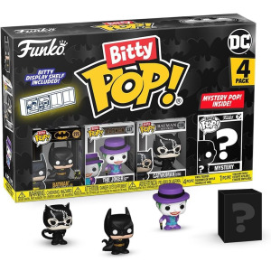 Funko POP! Бэтмен 85-я битти 4 упаковки 2,5 см Бэтмен Женщина-кошка Джокер