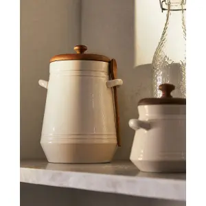 Баночка для хранения с ложкой Zara Home, цвет Cream