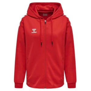 Толстовка Hummel Core XK Poly Full Zip, красный