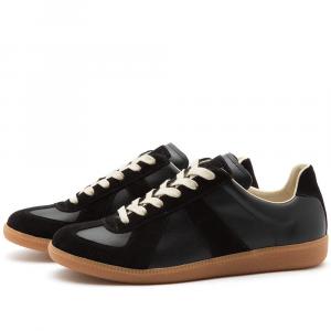 Margiela replica sneakers black on sale