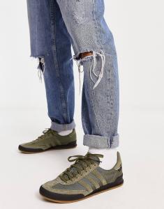 Adidas original jeans green hotsell