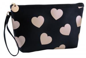 Inter Vion Косметичка Romantic Hearts Medium Black