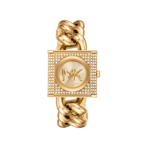 Часы Michael Kors Mini Lock Pavé Gold-Tone Chain, золотой