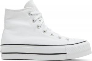 Converse platform chuck taylor white sale