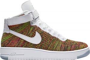 Nike air force 1 flyknit clearance yellow