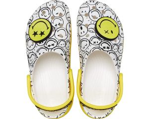 Zappos Print Lab SmileyWorld Classic Platform Clog Crocs CDEK.Shopping