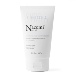 Nacomi Очищающий и успокаивающий крем для тела Next Level Dermo с салициловой кислотой и ниацинамидом 100мл