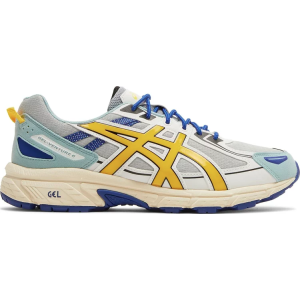 Кроссовки gel venture 6 'piedmont grey vibrant yellow' Asics, серый