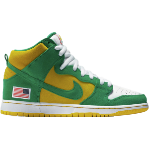 Кроссовки Nike Dunk High Pro SB 'Oakland Athletics', зеленый