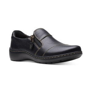 Женские балетки на молнии Cora Harbour Clarks, черный