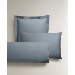 (200 нитей) наволочка из хлопкового перкаля Zara Home, цвет Petrol Blue