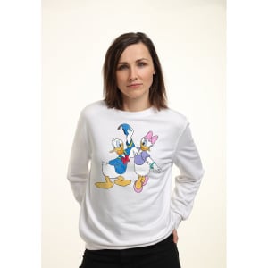 Толстовка MICKEY CLASSIC BIG DONALD DAISY Disney, белый