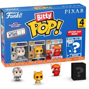 Funko POP! Носки Pixar Bitty Pop, 4 шт., 2,5 см, Lightyear Red Panda Mei