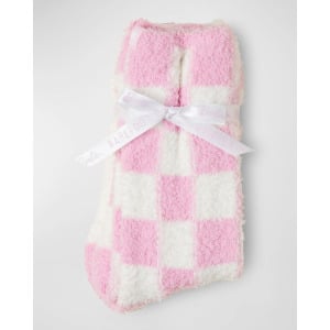 Комплект из 2 носков для девочек CozyChic Barbie Barefoot Dreams, цвет Barbie Pink Multi