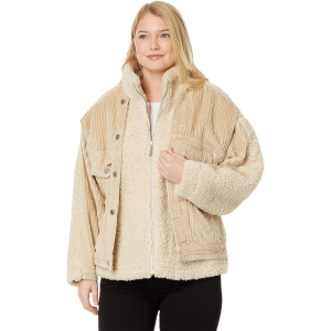 Куртка Blank NYC Wide Wale Corduroy and Sherpa, цвет Double Glazed