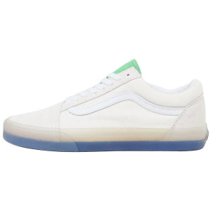 Кроссовки Vans Old Skool Skateboarding Shoes Unisex Low-top White/Blue, белый/синий