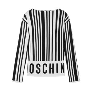 Moschino джемпер с принтом, черный