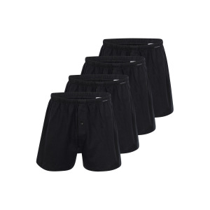 Боксеры Schiesser Boxershorts Singel-Jersey, черный