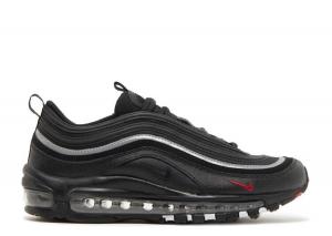 Nike AIR MAX 97 GS BLACK SPORT RED CDEK.Shopping