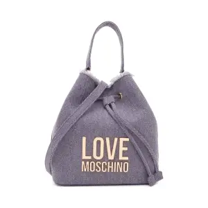 Джинсовая спортивная сумка Love Moschino, фиолетовый