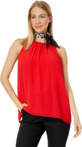 Топ Vince Camuto Sleeveless Chiffon Shell, цвет Fiery Red