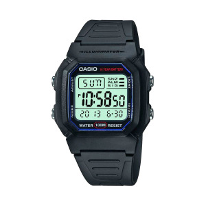 Классические мужские часы Casio с цифровым хронографом - W800H-1AV CITIZEN DRIVE